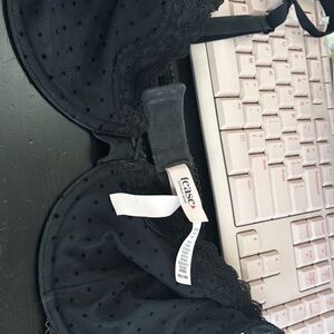 Victoria's Secret Sheer Black Lace Bralette